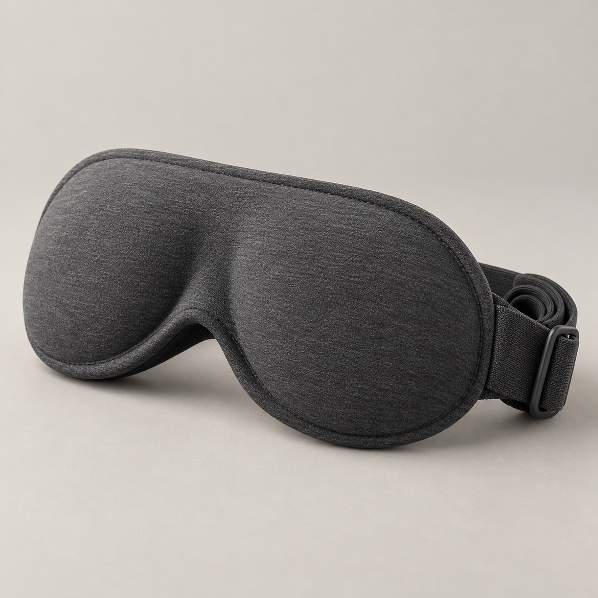 Charcoal Contour Sleep Mask with Adjustable Strap